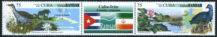 RAMSAR 2v+tab [:T:], joint issue Iran